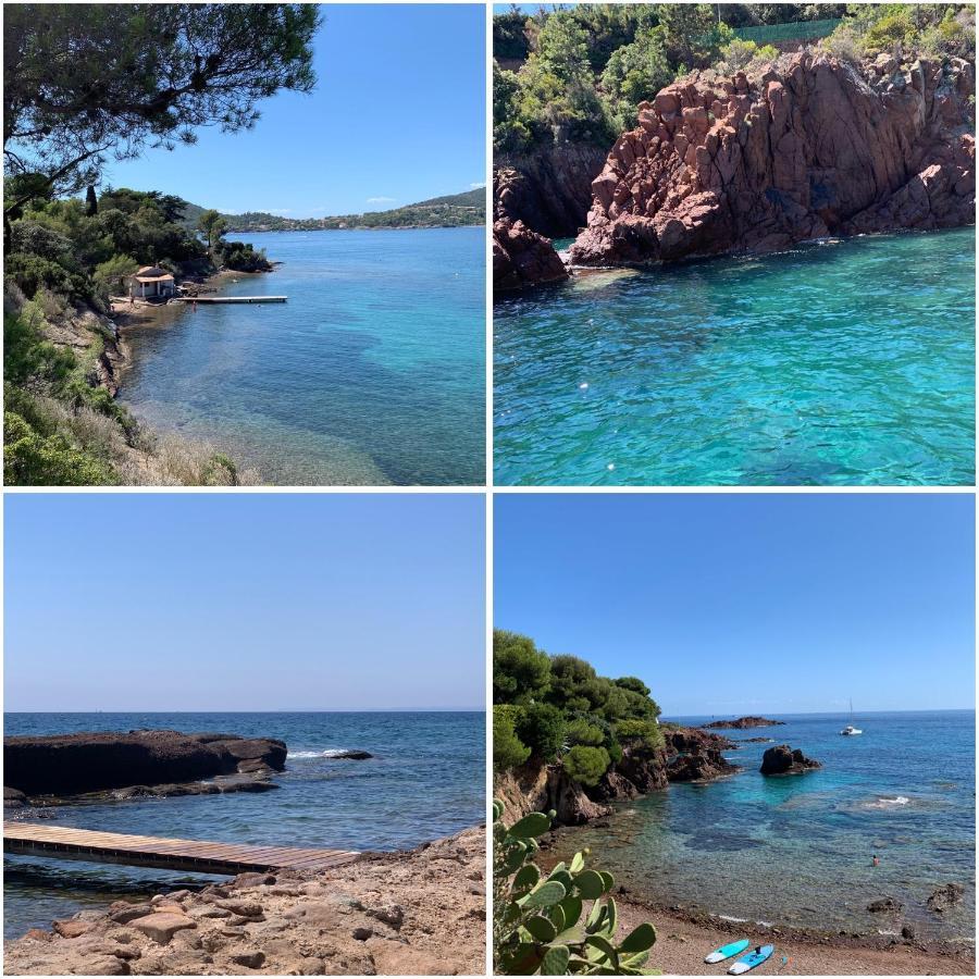 Studio Climatise Avec Piscine Saint-Raphael  Luaran gambar